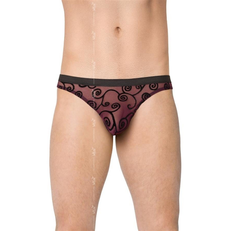 Мужские стринги SoftLine Mens Briefs 4522 Черные L