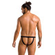 Чоловічі сліпи на шнурівці Passion 044 Slip Ben Black S/M