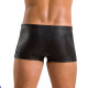 Чоловічі шкіряні боксери із заклепками Passion 048 Short David Black L/XL