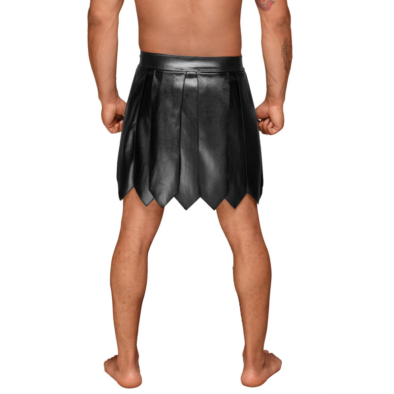 Мужская юбка гладиатора Noir Handmade H053 Eco leather men's gladiator skirt, XL, экокожа