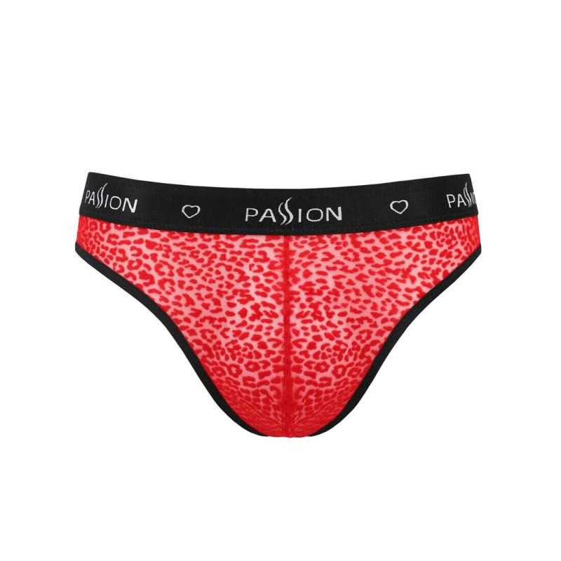 Чоловічі напівпрозорі труси Passion 031 Slip Mike Red S/M
