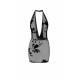 Платье Noir Handmade F313 Mythos, M, black, прозрачное, мини, открытая спина, декор из стразов