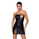 Мінісукня з екошкіри Passion Celine Chemise black S/M