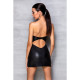Мінісукня з екошкіри Passion Celine Chemise black S/M