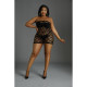 Сукня-бодістокінг Moonlight Plus Model 10 Black XL-XXXL