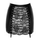 Юбка Noir Handmade F341 Powerwetlook and lace skirt - XL