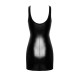 Платье Noir Handmade F344 Powerwetlook dress with garter - 3XL
