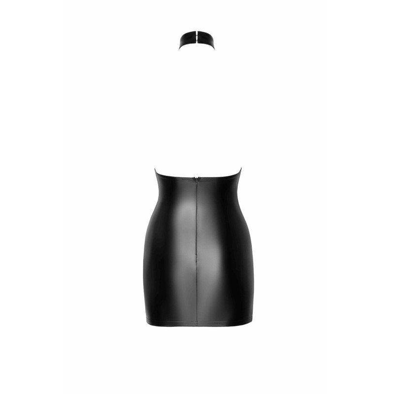 Платье Noir Handmade F311 Eros, S, black, мини, юбка под латекс, верх — сетка, открытая спина