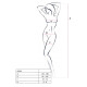 Эротическое платье-сетка Passion BS027 S/XL Черное