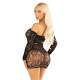 Платье Leg Avenue Seamless Off The Shoulder Mini Dress One Size, Black
