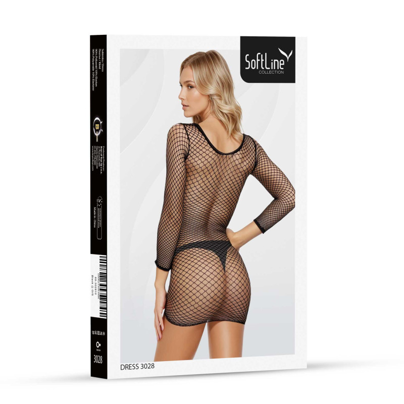 Сукня SoftLine Dress 3028 One Size Black