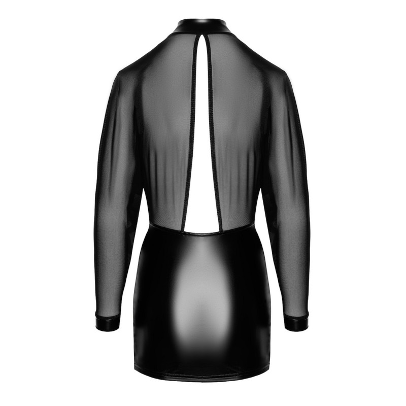 Платье Noir Handmade F348 Powerwetlook and tulle dress - M