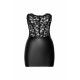 Платье Noir Handmade F300 Solace, M, кружево, корсетный верх, шнуровка сзади, юбка мини под латекс