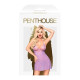 Мінісукня з мереживним ліфом та стрінгами Penthouse - Bedtime Story Бузкова L/XL