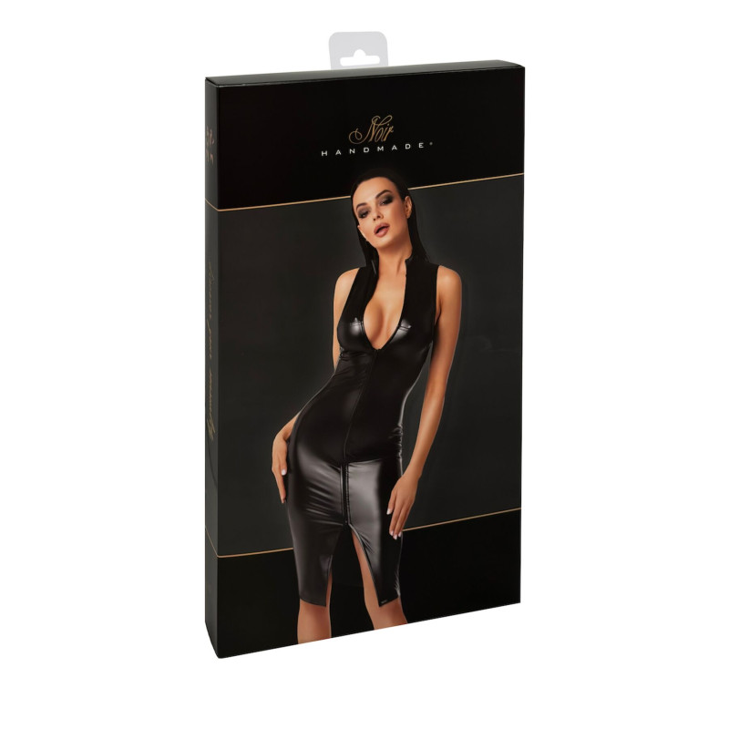 Платье Noir Handmade F337 Powerwetlook midi dress - M