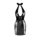 Платье Noir Handmade F238 Short tulle dress with powerwetlook inserts, S