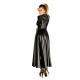 Платье-плащ с мокрым эффектом Noir Handmade F128C Powerwetlook gown coat, M