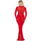 Платье Leg Avenue Lace and Net Bodycon Gown One Size, Red