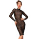 Платье с мокрым эффектом Noir Handmade F182 Classic dress made of elastic tulle, M