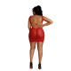 Сукня-бодістокінг Moonlight Plus Model 08 Red XL-XXXL