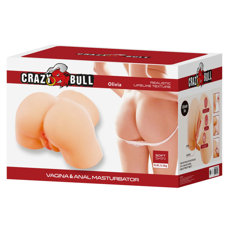 Мастурбатор Crazy Bull Olivia Vagina & Anal Masturbator