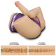 Мастурбатор LoveToy Streetgirl's Dual Motor Sensation Pulse With Dildo