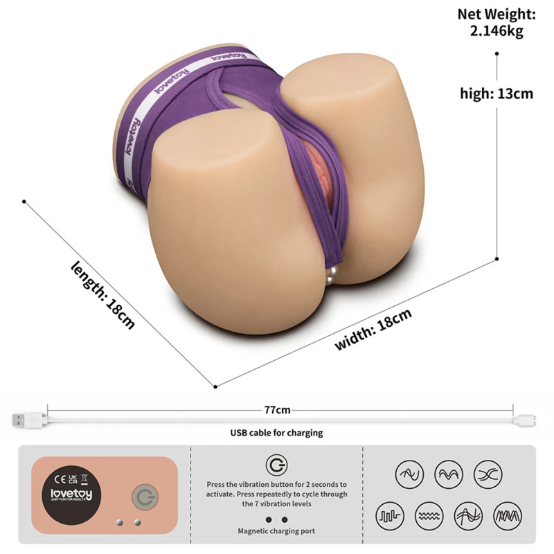 Мастурбатор LoveToy Streetgirl's 01 Dual Motor Sensation Pulse