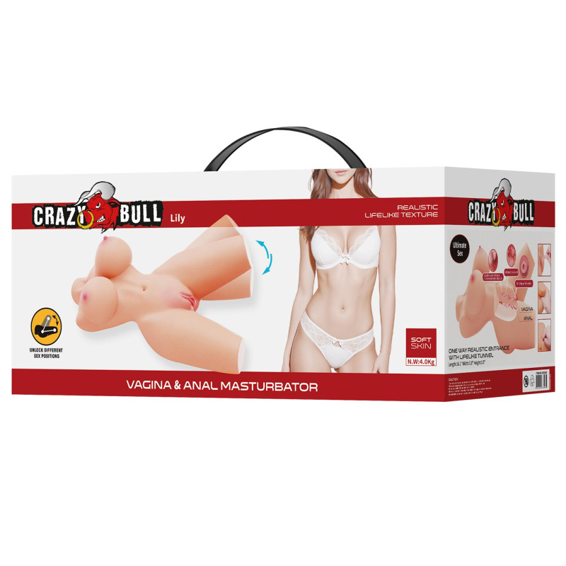 Мастурбатор Crazy Bull Lily Vagina Masturbator