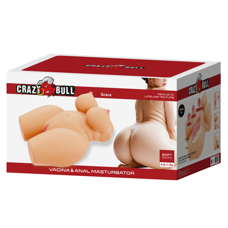 Мастурбатор Crazy Bull Grace Vagina & Anal Masturbator