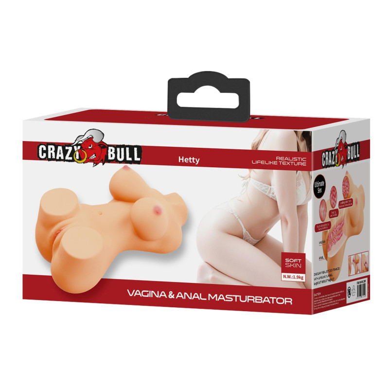 Мастурбатор Crazy Bull Hetty Vagina & Anal Masturbator