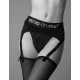 Трусы для страпона с подвязками для чулок Strap-On-Me REBEL HARNESS XL