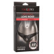 Трусики для страпона California Exotic Universal Love Rider Platinum Harness, кожзам, черные