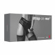 Кружевные трусы для страпона с подвязками для чулок Strap-On-Me DIVA HARNESS S