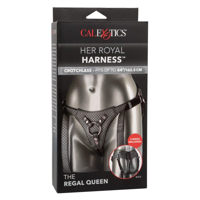 Трусики для страпона California Exotic The Regal Queen Черные