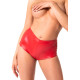 Шорты Noir Handmade F356 Red powerwetlook shorts - 3XL