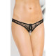 Женские стринги SoftLine String 2465 Черные S/M
