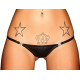 Трусики с мокрым эффектом Noir Handmade P005 Panties S, открываются сбоку