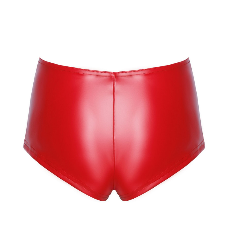 Шорты Noir Handmade F356 Red powerwetlook shorts - L