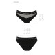 Трусики с прозрачной вставкой Passion PS006 PANTIES S, black