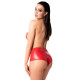 Шорты Noir Handmade F356 Red powerwetlook shorts - L