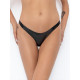 Трусики Noir Handmade P010 Powerwetlook thong, S, под латекс, высокие вырезы, открытые ягодицы