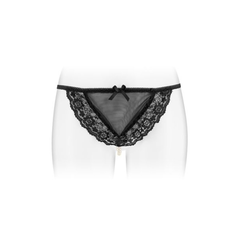 Трусики-стринги Fashion Secret KATIA Черные S/L