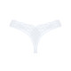 Кружевные танга Obsessive Heavenlly thong белые XS/S