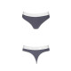 Спортивные трусики-стринги Passion PS007 PANTIES S, dark grey