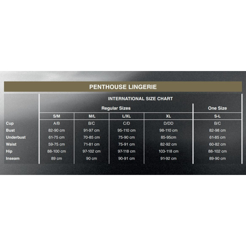 Трусики-стрінги Penthouse Pure Instincts Black M/L