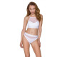 Трусики с прозрачной вставкой Passion PS006 PANTIES XL, white