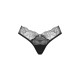 Сітчасті трусики під омбре Obsessive Bella Rou panties чорні XS/S