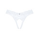 Кружевная танга Obsessive Heavenlly crotchless thong XS/S, с доступом