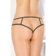 Жіночі стрінги SoftLine G-String 2483 Чорні M/L