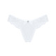 Полупрозрачные трусики Obsessive Heavenlly panties белые XS/S
